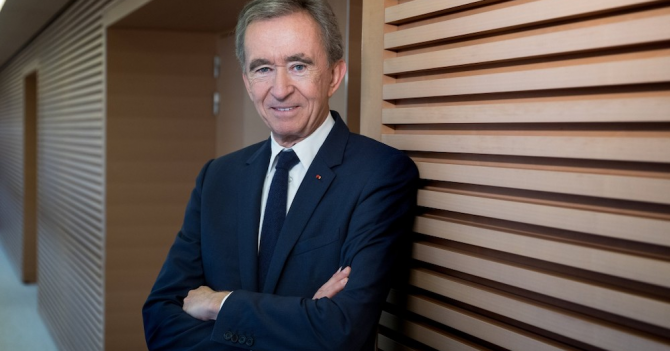 Президент LVMH Бернар Арно стал вторым в рейтинге миллиардеров